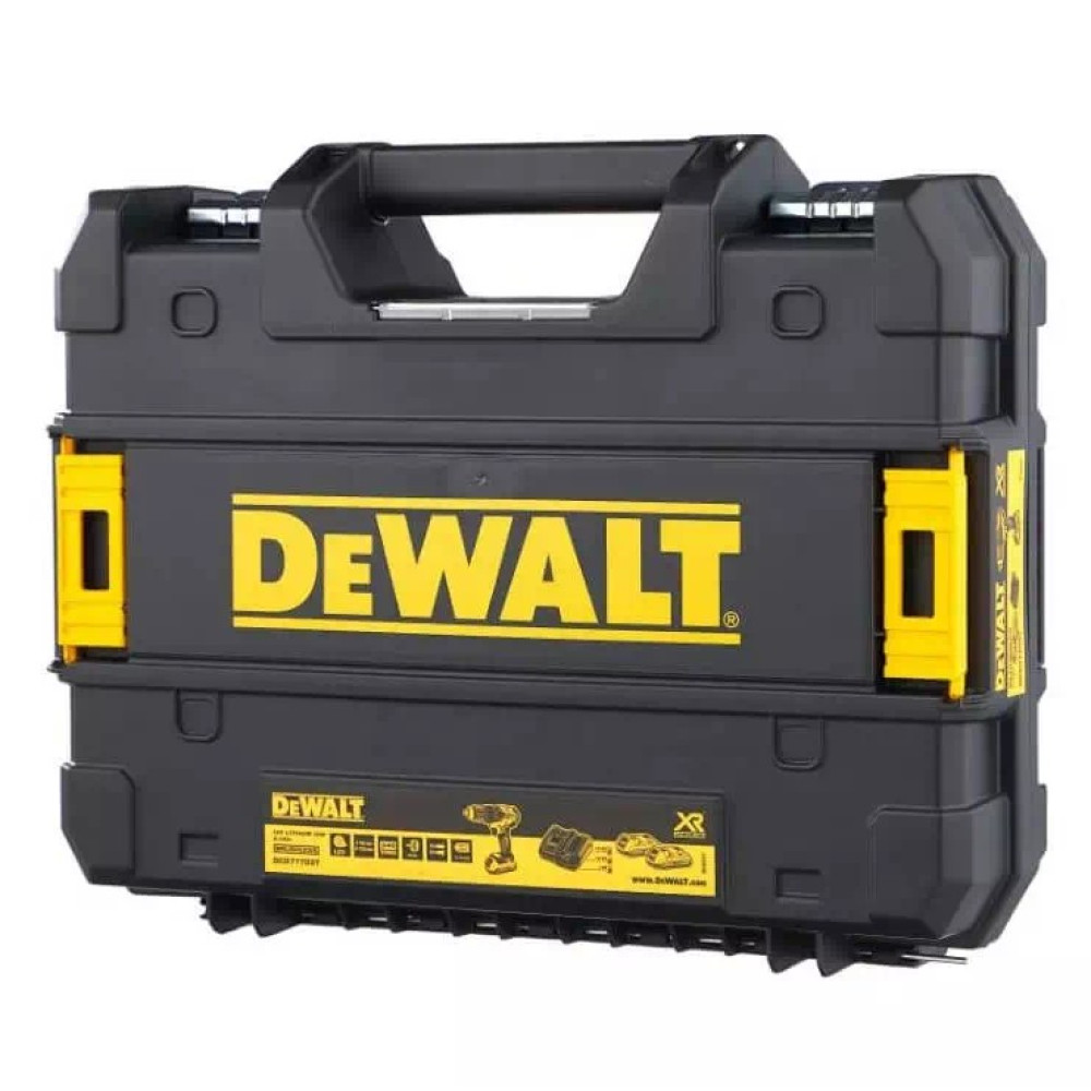 Дриль-шурупокрут акумуляторний безщітковий  DeWalt з АКБ та ЗП DCD777D2T