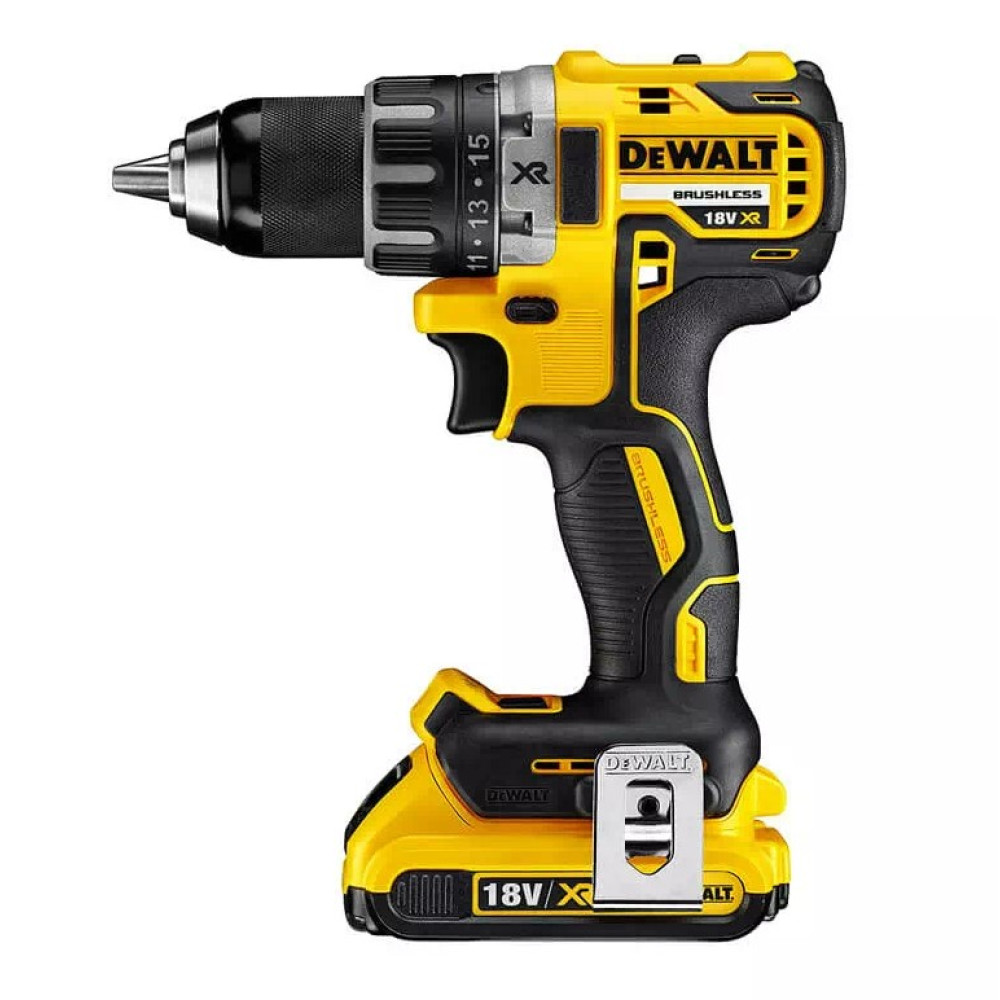 Дрель-шуруповерт аккумуляторная бесщеточная DeWalt с АКБ и ЗУ DCD791D2
