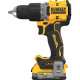 Дриль-шурупокрут акумуляторний безщітковий DeWalt з АКБ та ЗП DCD800E2T
