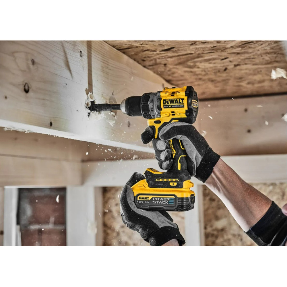 Дриль-шурупокрут акумуляторний безщітковий DeWalt з АКБ та ЗП DCD800H2T