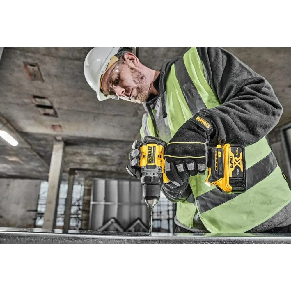 Дриль-шурупокрут акумуляторний безщітковий DeWalt з АКБ та ЗП DCD800P2T