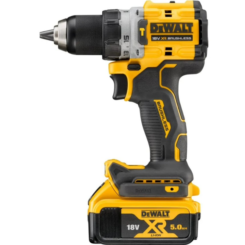 Дриль-шурупокрут акумуляторний безщітковий ударний DeWalt з АКБ та ЗП DCD805P2T