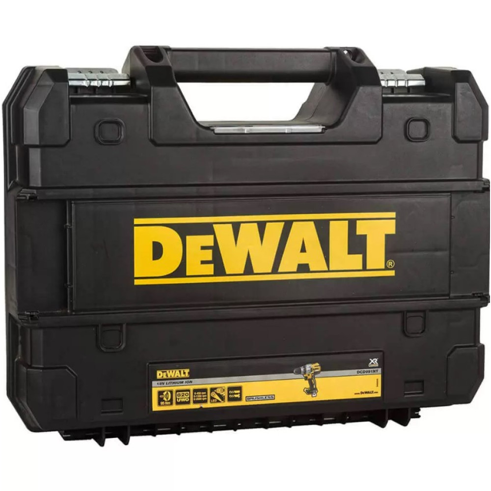 Дрель-шуруповерт аккумуляторная бесщеточная DeWalt без АКБ и ЗУ DCD991NT