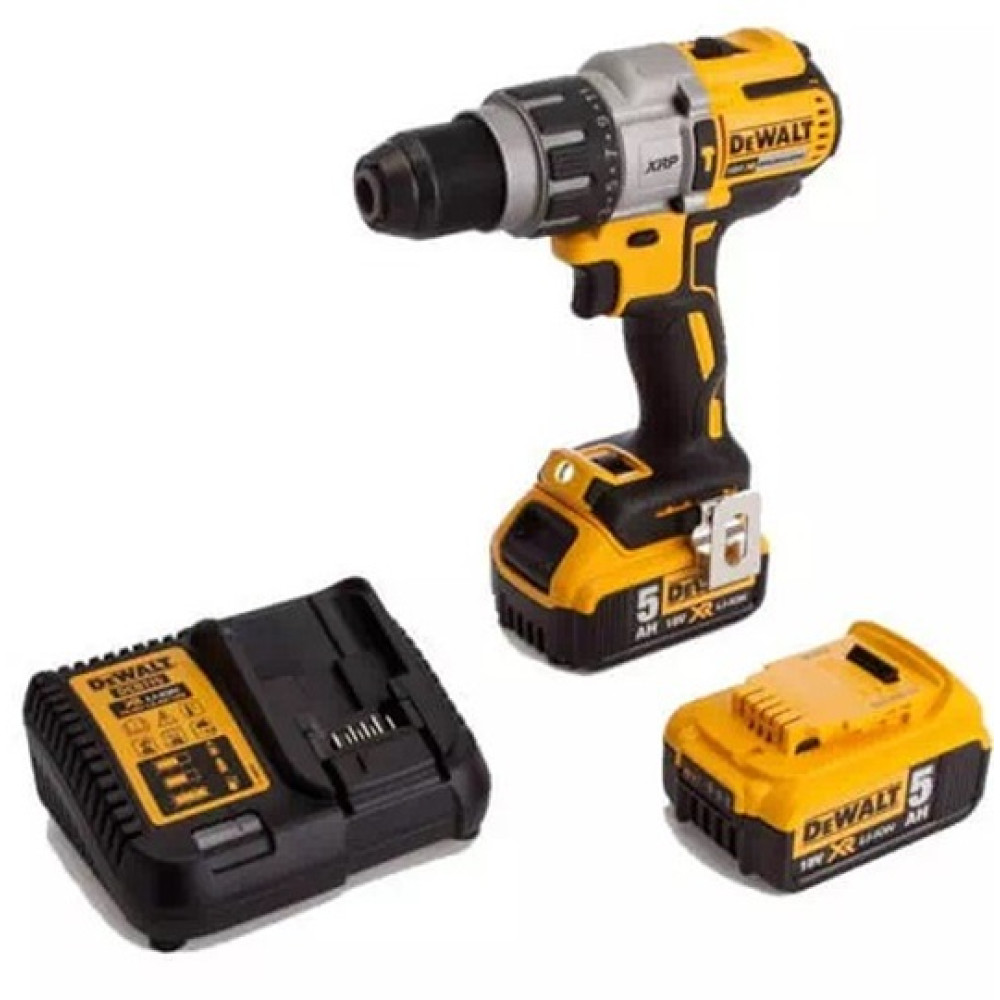 Дрель-шуруповерт аккумуляторная бесщеточная ударная DeWalt с АКБ и ЗУ DCD996P2