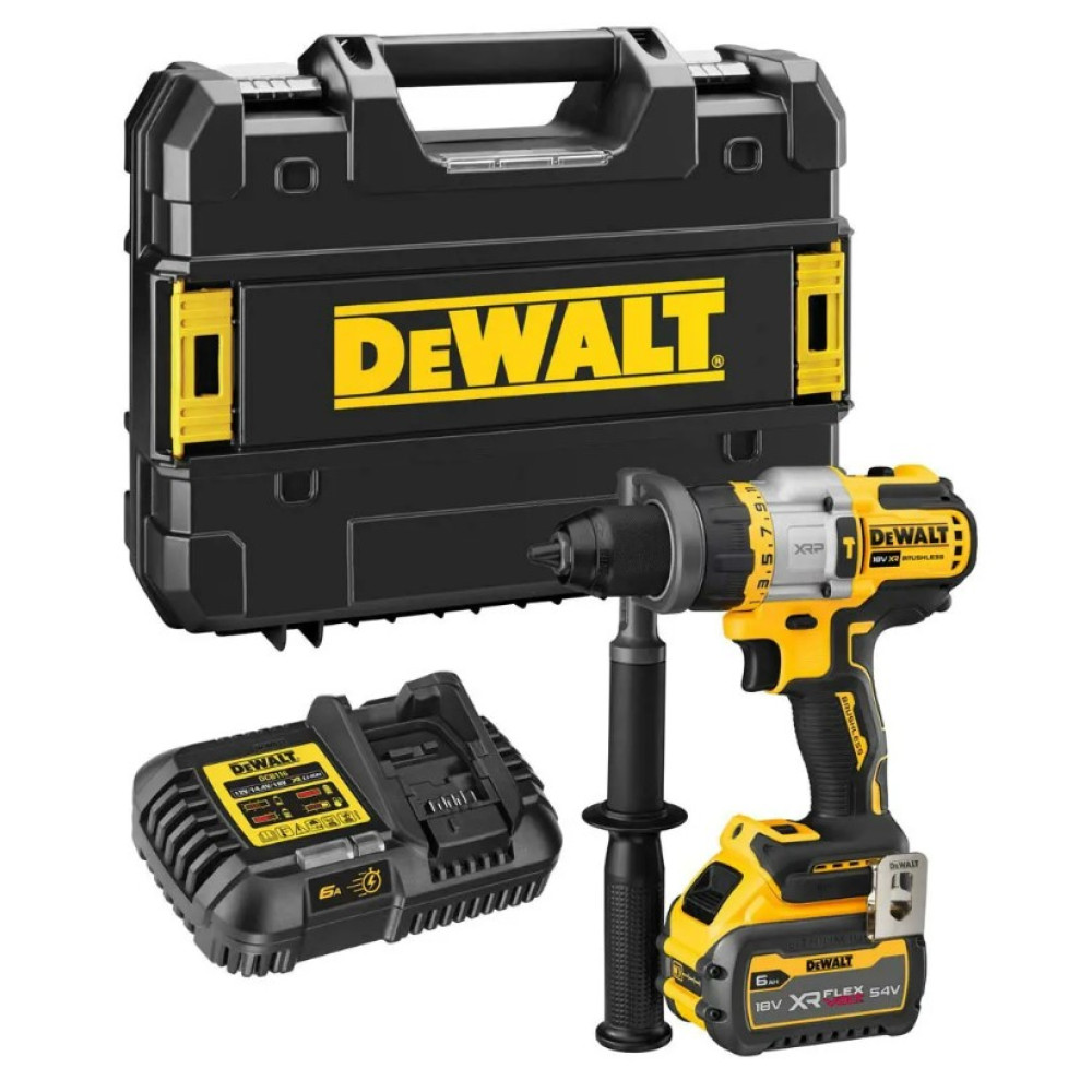 Дриль-шурупокрут акумуляторний DeWalt з АКБ та ЗП DCD999T1
