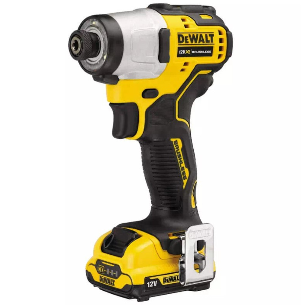 Шурупокрут акумуляторний ударний безщітковий DeWalt з АКБ та ЗУ DCF801D2
