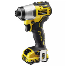 Шуруповерт аккумуляторный ударный безщеточный DeWalt с АКБ и ЗУ DCF801D2