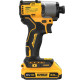 Шурупокрут акумуляторний ударний безщітковий DeWalt з АКБ та ЗП DCF840D2T