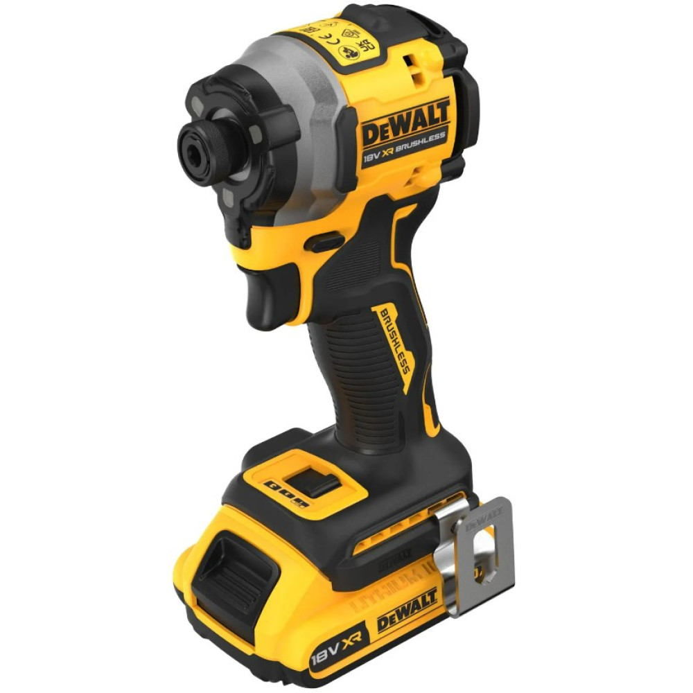 Шурупокрут акумуляторний ударний безщітковий DeWalt з АКБ та ЗП DCF850D2T
