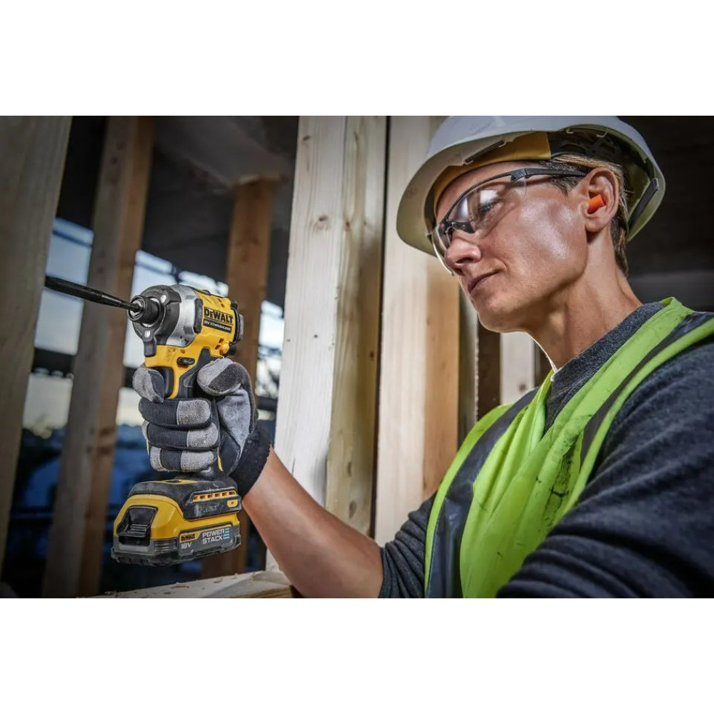 Шурупокрут акумуляторний ударний безщітковий DeWalt з АКБ та ЗП DCF850E1T