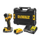 Шурупокрут акумуляторний ударний безщітковий DeWalt з АКБ та ЗП DCF850E2T