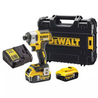 Шурупокрут акумуляторний ударний безщітковий DeWalt з АКБ та ЗП DCF887P2