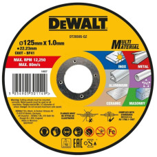 Круг отрезной DeWALT MULTI-MATERIAL125х1х22.23 мм (DT20595)