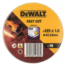 Набор кругов отрезных DeWALT INOX 125x22.23x1.0 мм 10 шт (DT3507)
