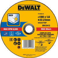 Круг відрізний DeWALT EXTREME 180х1.6х22.23 мм (DT43908)