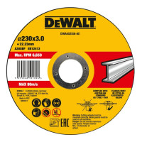 Круг отрезной DeWALT HIGH PERFORMANCE 230х3х22.23 мм (DWA4525IA)