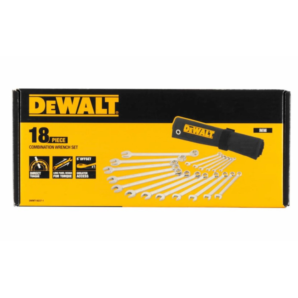 Набір ключів DeWalt комбінованих 18 шт (DWMT19237-1)