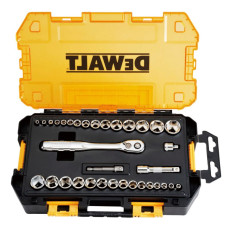 Набор головок DeWalt 1/4 и 3/8 34 предмета (DWMT45034-0)