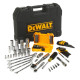 Набор головок, бит, шестигранных и накидных ключей DeWalt 1/4 и 3/8 89 предметов (DWMT73800-1)