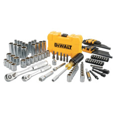 Набор головок, бит, шестигранных ключей DeWalt 1/4 и 3/8 108 предметов (DWMT73801-1)