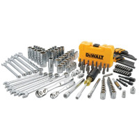 Набор головок, бит, шестигранных и накидных ключей DeWalt 1/4 и 3/8 142 предмета (DWMT73802-1)