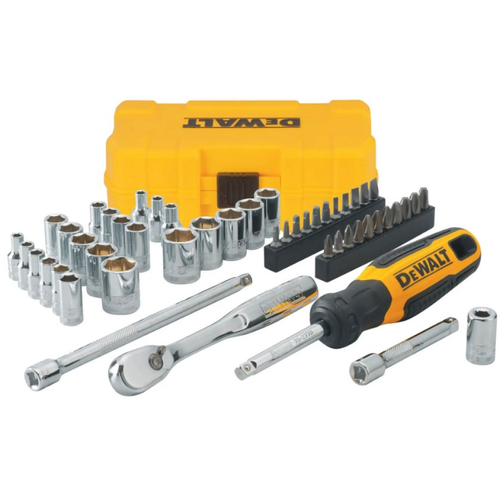 Набор головок и бит DeWalt 1/4 50 предметов (DWMT81610-0)