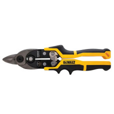 Ножницы по металлу DeWalt ERGO Aviation длиной 235 мм, прямые с короткими губками (DWHT14694-0)