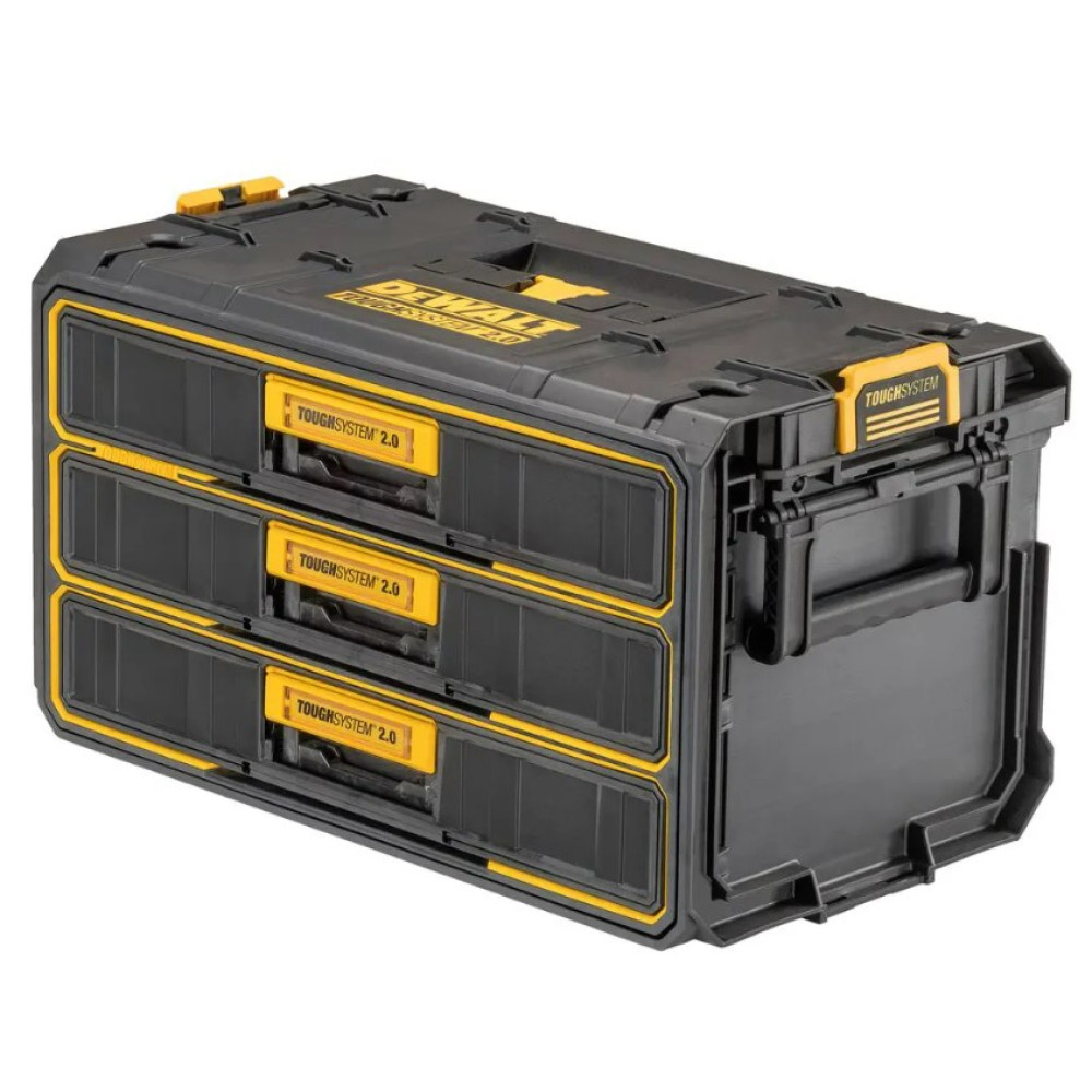  Ящик DeWalt TOUGHSYSTEM 2.0 модуль на 3 ящики (DWST08330-1)