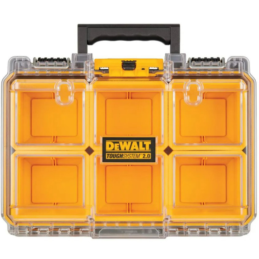 Органайзер DeWalt TOUGHSYSTEM 2.0 1/2 з 6-ю глибокими знімними відділеннями (DWST83392-1)