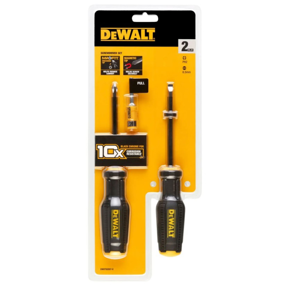 Набор отверток DeWALT TOUGHSERIES MAX FIT 2 шт. (DWHT62057-0)