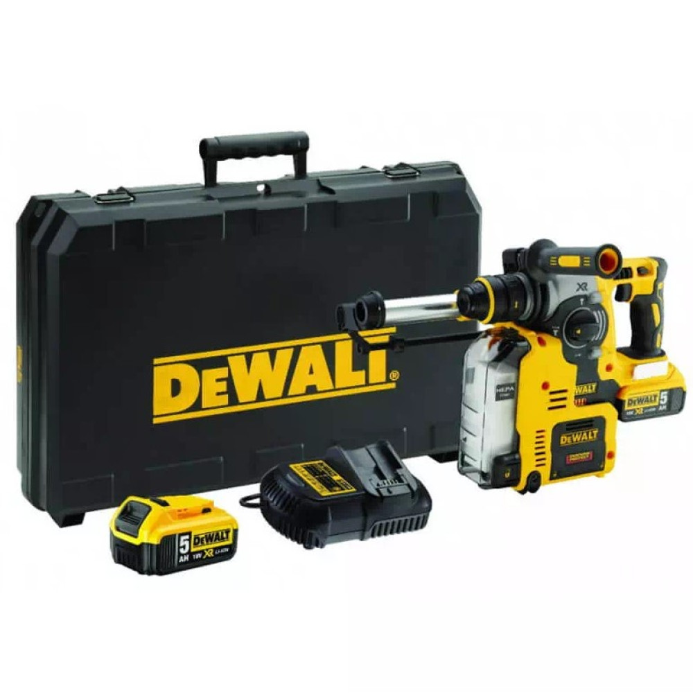Перфоратор аккумуляторный DeWALT SDS-Plus с АКБ и ЗУ DCH275P2