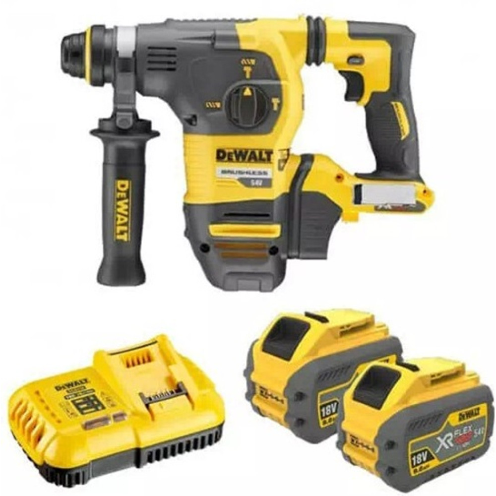 Перфоратор аккумуляторный DeWALT SDS-Plus XR FlexVolt с АКБ и ЗУ DCH333X2