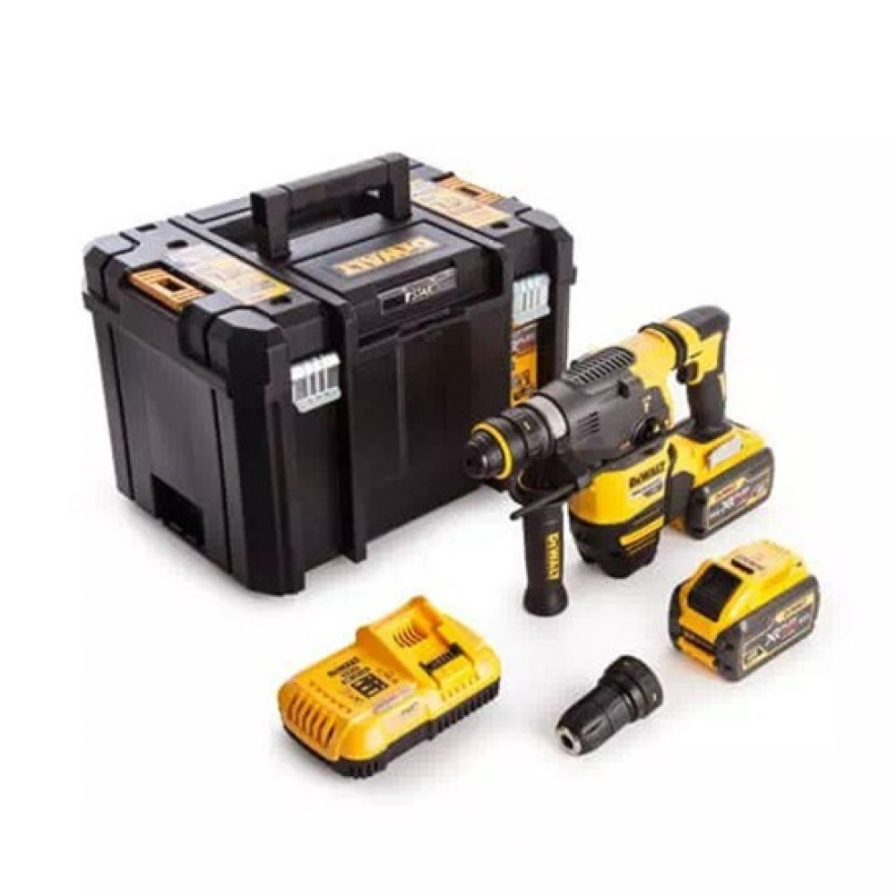 Перфоратор акумуляторний DeWALT SDS-Plus 54 В XR FlexVolt з АКБ та ЗП DCH334X2