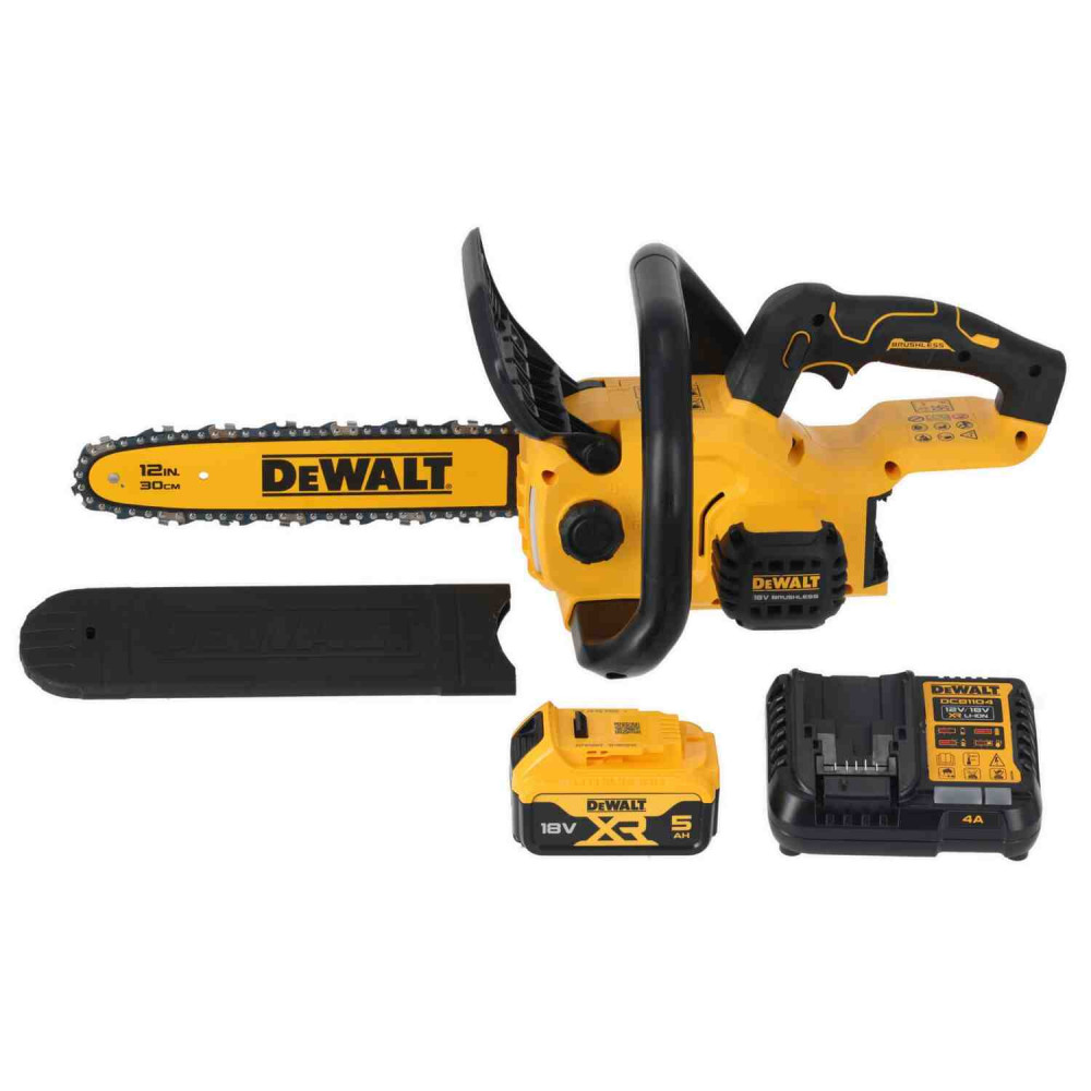 Пила цепная аккумуляторная бесщеточная DeWalt с АКБ и ЗУ DCMCS565P1