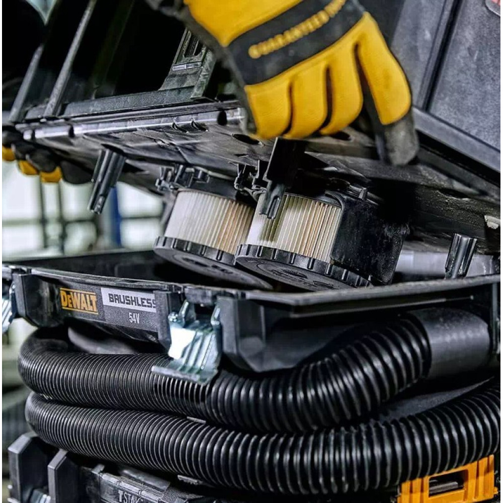 Пилосос мережевий DeWALT з АКБ та ЗП (DCV586MT2)