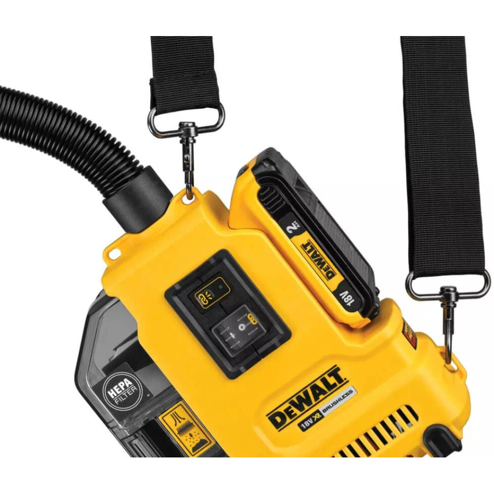 Пилосос мережевий DeWALT без АКБ та ЗП (DWH161N)