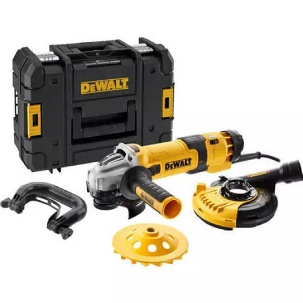 Шліфмашина кутова - болгарка мережева DeWalt DWE4257KT