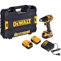 Дрель-шуруповерт аккумуляторная бесщеточная DeWalt с АКБ и ЗУ DCD708P3T