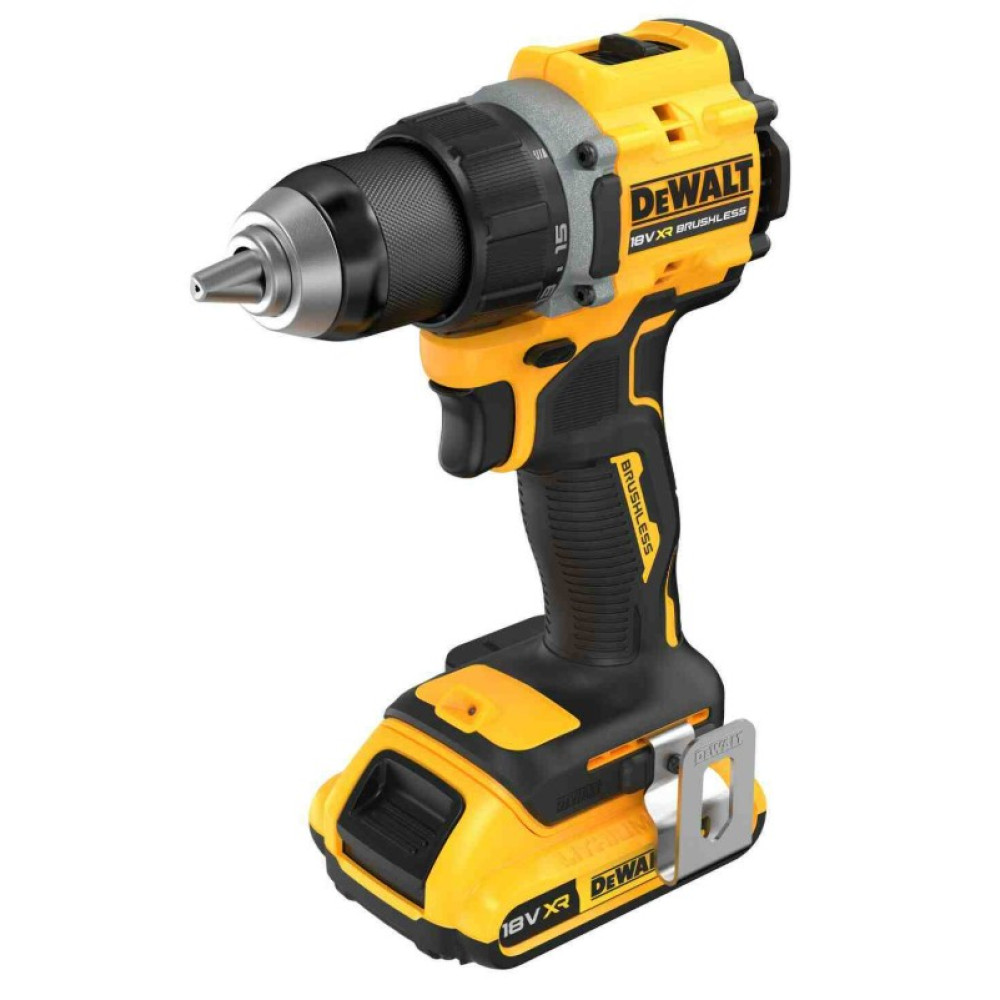 Дрель-шуруповерт аккумуляторная безщеточная DeWALT с АКБ и ЗУ DCD794D2T