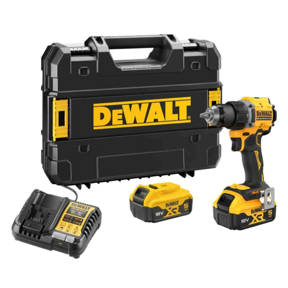 Дриль-шуруповерт DeWALT акумуляторний безщітковий з АКБ та ЗП DCD794P2T
