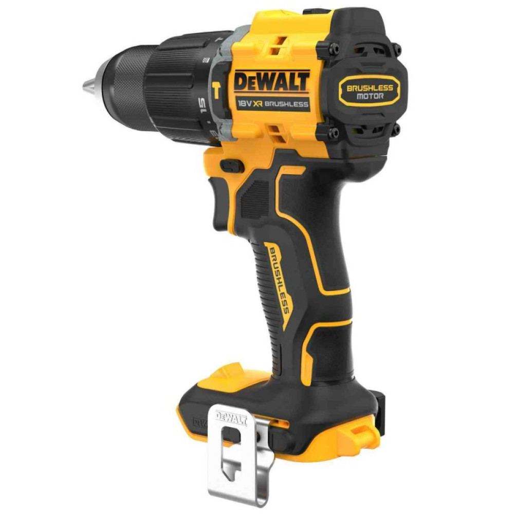 Дрель-шуруповерт DeWALT аккумуляторная безщеточная ударная без АКБ и ЗУ DCD799NT