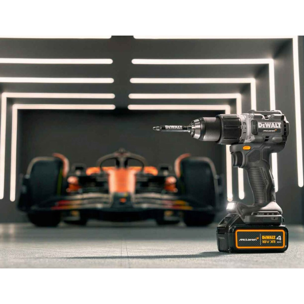 Дриль-шурупокрут ударний DeWALT McLaren F1 TEAM LIMITED EDITION з АКБ та ЗП DCD85MM2T