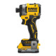 Шуруповерт ударный аккумуляторный DeWALT бесщеточный с АКБ и ЗУ (DCF860E2T)