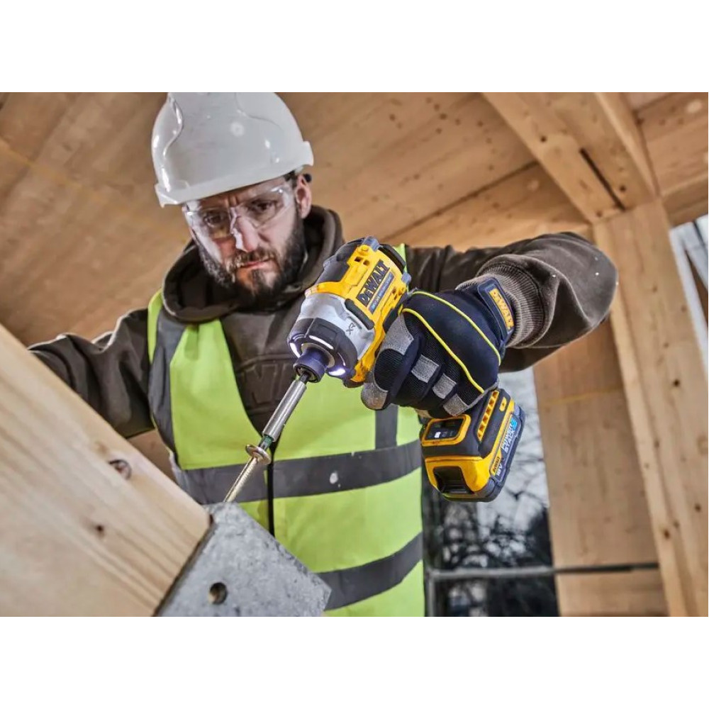 Шуруповерт ударный аккумуляторный DeWALT бесщеточный с АКБ и ЗУ (DCF860E2T)