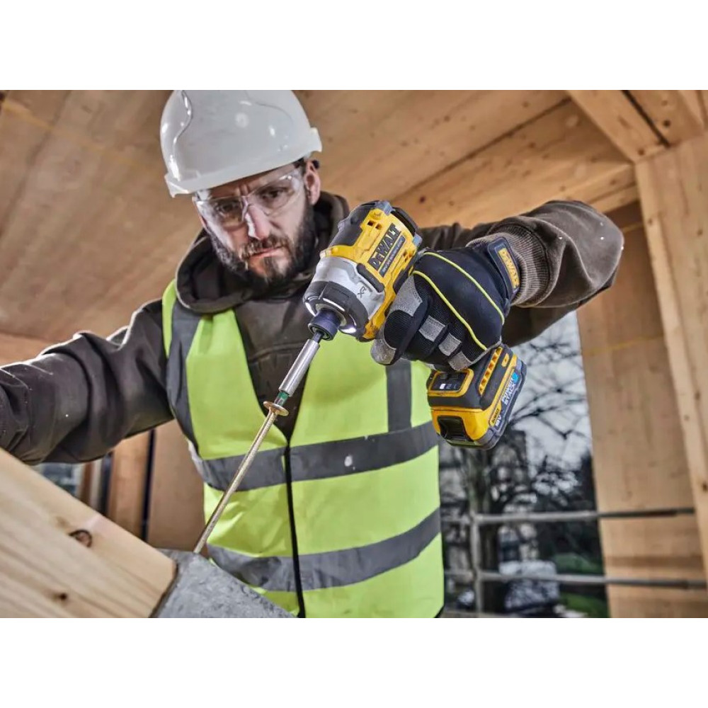 Шуруповерт ударный аккумуляторный DeWALT бесщеточный с АКБ и ЗУ (DCF860E2T)
