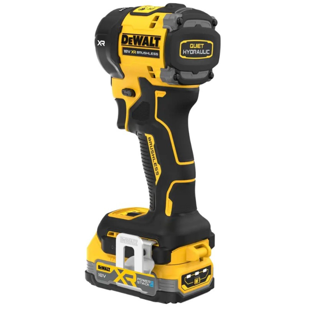 Шурупокрут ударний гідравлічний акумуляторний DeWalt безщітковий з АКБ та ЗП (DCF870E2T)