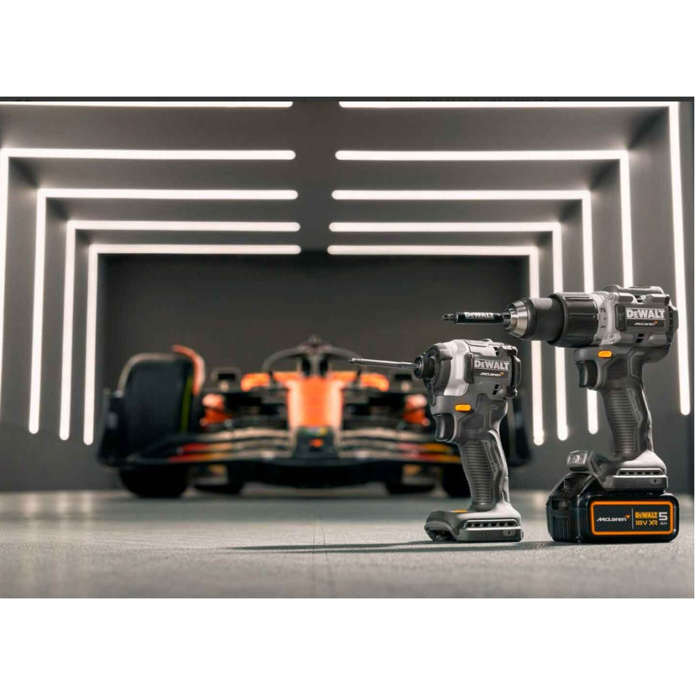 Набір з двох акумуляторних інструментів DeWALT McLaren F1 TEAM LIMITED EDITION DCK200MP2T