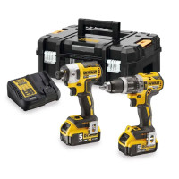 Набір з двох інструментів DeWalt безщіткових (DCK266P2T)