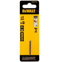 Сверло по металлу DeWalt BLACK & GOLD HSS-G 1 мм 3 шт (DT20510)