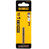 Свердло по металу DeWalt BLACK & GOLD HSS-G 2 мм 3 шт (DT20512)